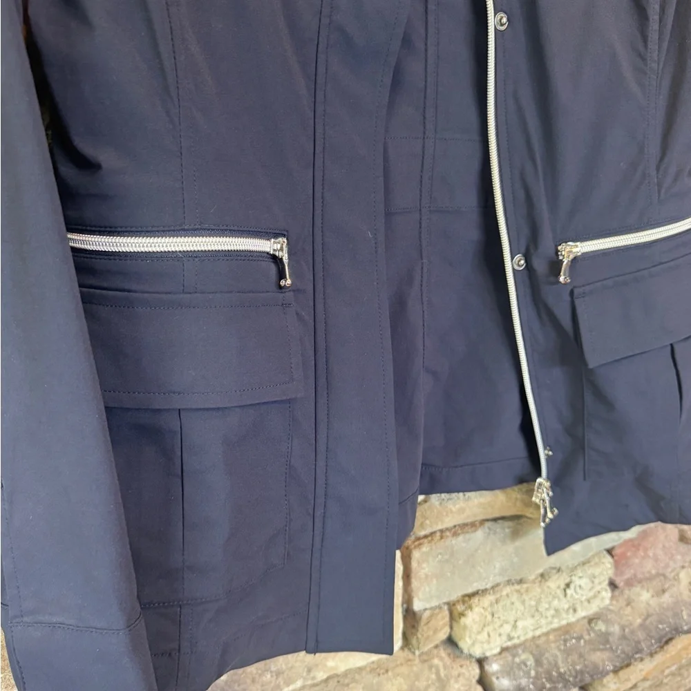 Anatomie Kenya Safari Jacket Navy Size Small NWT - Picture 6 of 13